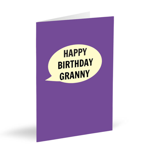 Happy Birthday Granny Card