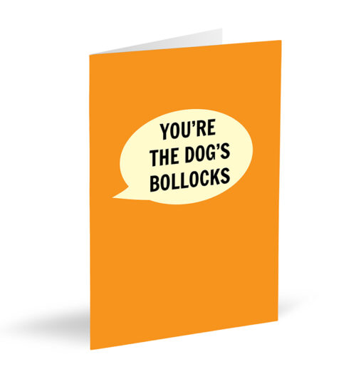 You're The Dog's Bollocks Card