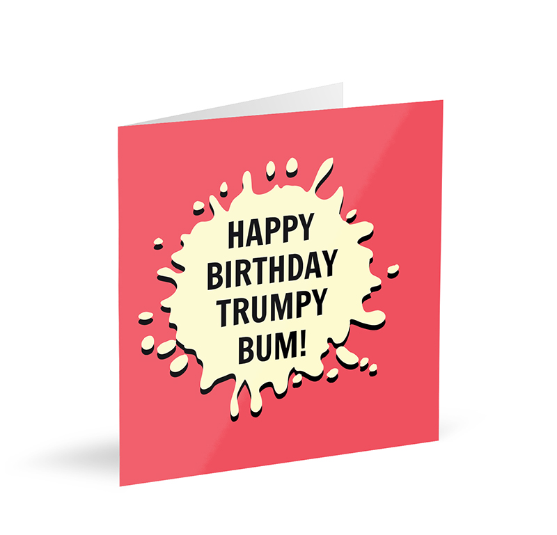 Happy Birthday Trumpy Bum! | Funny Kids Cards | Vibrant Cards