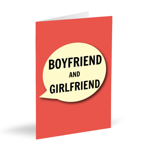 Boyfriend And Girlfriend Cards